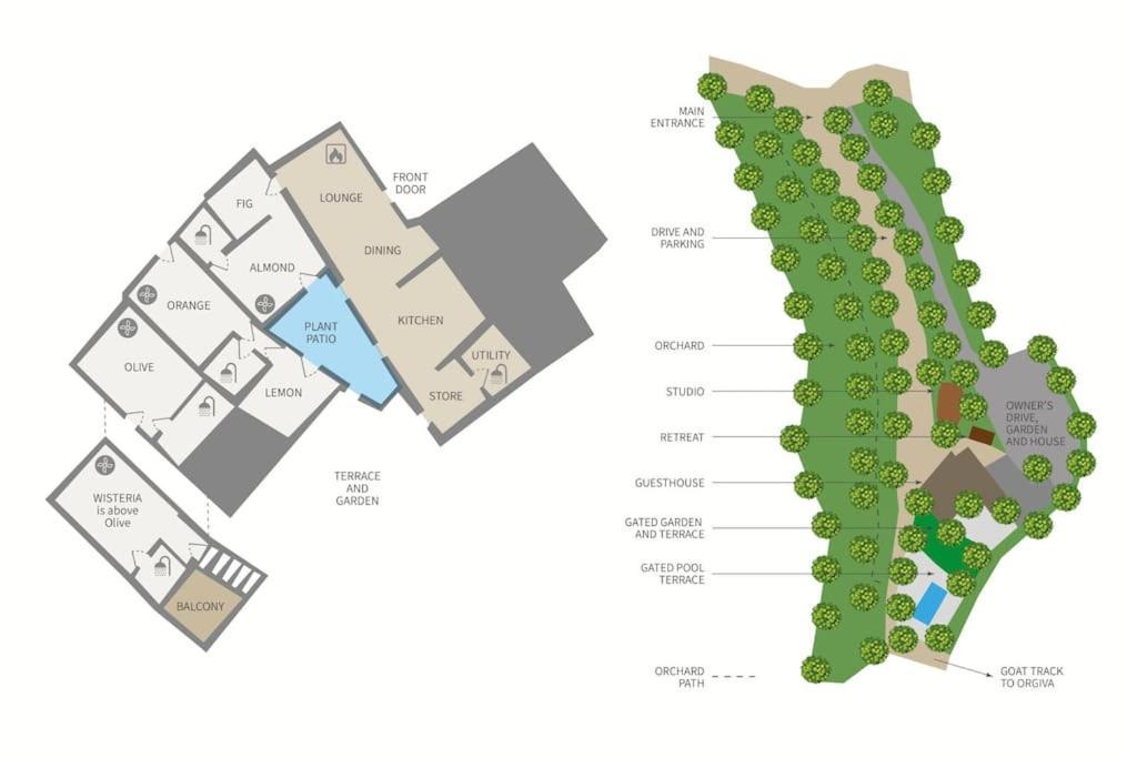 Villa Almond Hill House Orgiva Exterior foto